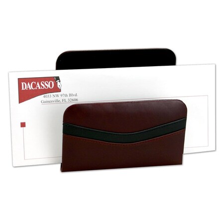 Dacasso Two-Tone Leather Letter Holder AG-7008